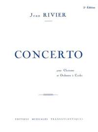 Rivier, J: Concerto for Clarinet and Orchestra