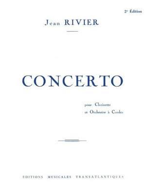 Rivier, J: Concerto for Clarinet and Orchestra