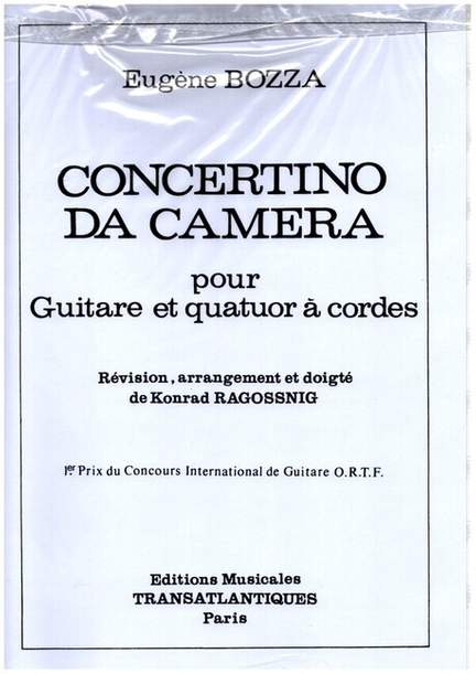 Bozza, E: Concertino da camera