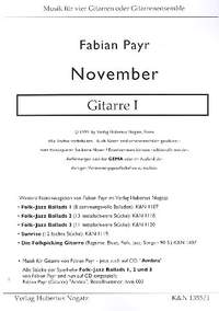 Payr, F: November für 4 Gitarren