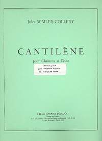 Semler-Collery, J: Cantilene pour clarinette (saxophone