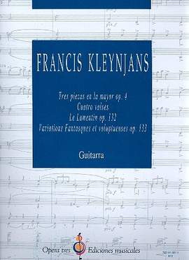 Kleynjans, F: Operas para guitarra