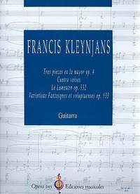 Kleynjans, F: Operas para guitarra