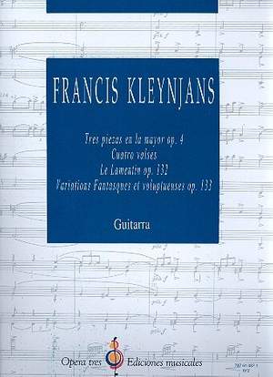 Kleynjans, F: Operas para guitarra