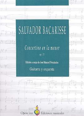 Bacarisse, S: Concertino a minor op.72