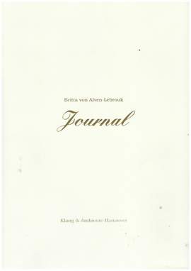 von Alven-Lebrouk, B: Journal