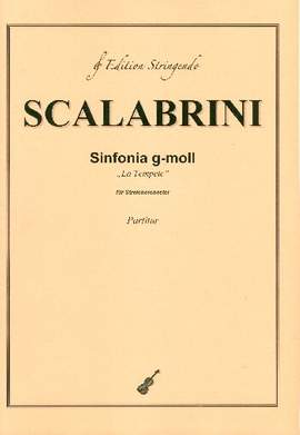 Scalabrini, P: Sinfonia g-Moll La Tempete