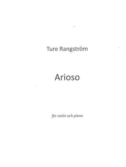 Rangström, T: Arioso