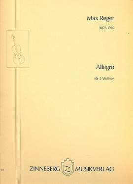 Reger, M: Allegro für 2 Violinen
