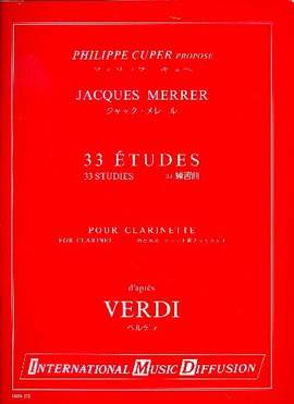 Merrer, J: 33 Études d'après Verdi