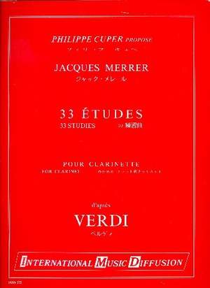 Merrer, J: 33 Études d'après Verdi