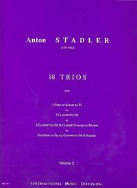 Stadler, A: 18 trios vol.2 (nos.6-18)