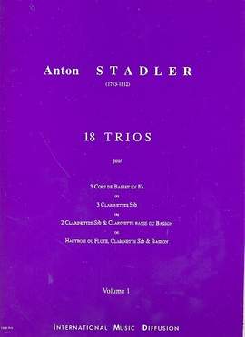 Stadler, A: 18 trios vol.1 (nos.1-5)