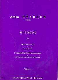 Stadler, A: 18 trios vol.1 (nos.1-5)
