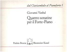 Wanhal, J B: Quattro sonatine