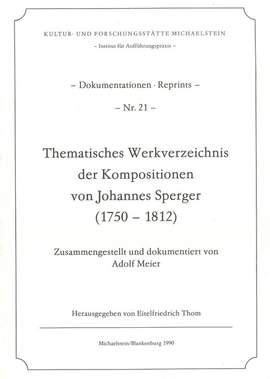 Thematisches Werkverzeichnis