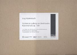 Wyttenbach, J: Skizzen zu Beethovens Sonate op.109