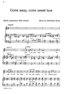 Dring, M: 7 Songs for medium voice and piano