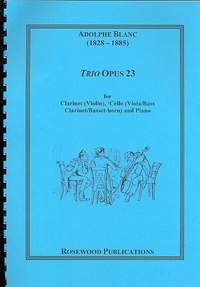 Blanc, A: Trio op.23