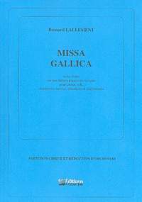 Lallement, B: Missa gallica für Soli, gem Chor und