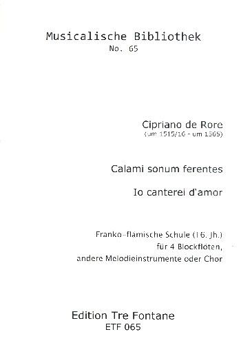 Rore, C d: 2 Madrigale