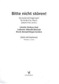 Sanders, B W: Bitte nicht stören