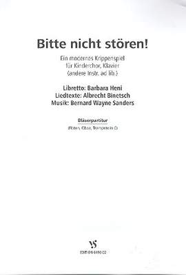 Sanders, B W: Bitte nicht stören