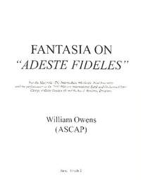 Speck, F: Fantasia on Adeste Fideles