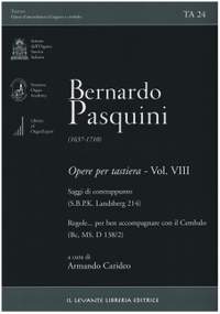 Pasquini, B: Opere per tastiera vol.8