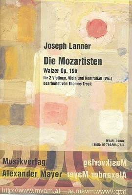 Lanner, J: Die Mozartisten op.196 für 2 Violinen,