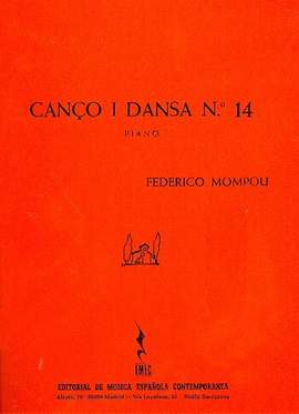 Mompou, F: Canco y dansa no.14