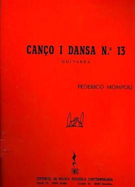 Mompou, F: Cancó i Dansa no.13