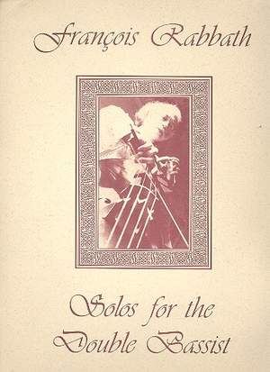 Rabbath, F: Solos for the double bassist