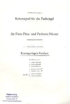 Neuhaus, H: Kornspringer-Fanfare