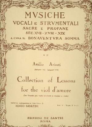 Ariosti, A: 6 Sonate vol.1 (nos.1 e 2)