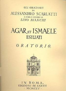 Scarlatti, A: Agar et Ismaele esiliati partitura