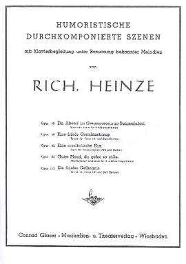 Heinze, R: Eine fidele Gerichtssitzung op.40