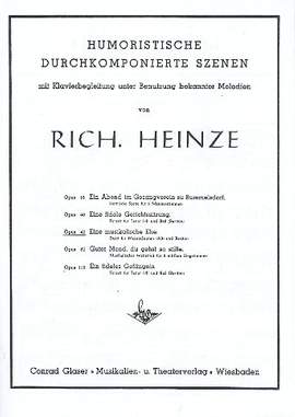 Heinze, R: Eine musikalische Ehe op.42