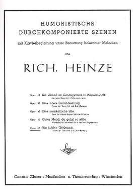 Heinze, R: Ein fideles Gefängnis op.113