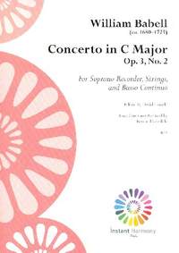 Babell, W: Concerto in C Major op.3,2