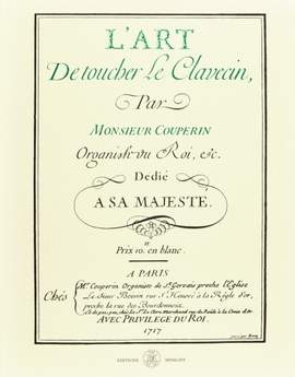 Couperin, F: L'Art de toucher le clavecin