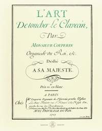 Couperin, F: L'Art de toucher le clavecin
