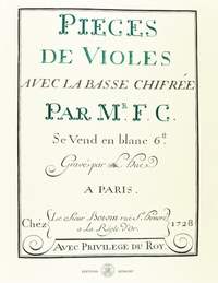 Couperin, F: Pièces de violes avec la basse chiffrée