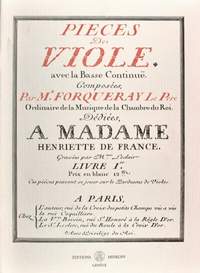 Forqueray, A: Pieces de Viole 1