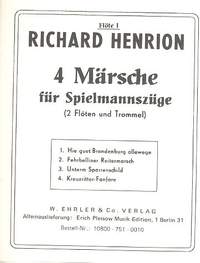 Henrion, R: 4 Märsche