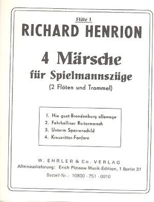 Henrion, R: 4 Märsche
