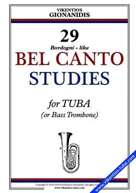 Gionanidis, V: 29 Bel Canto Studies