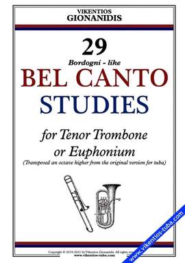 Gionanidis, V: 29 Bel Canto Studies