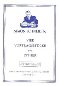 Schneider, S: 4 Vortragsstücke