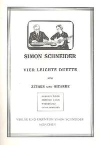 Schneider, S: Vier leichte Duette